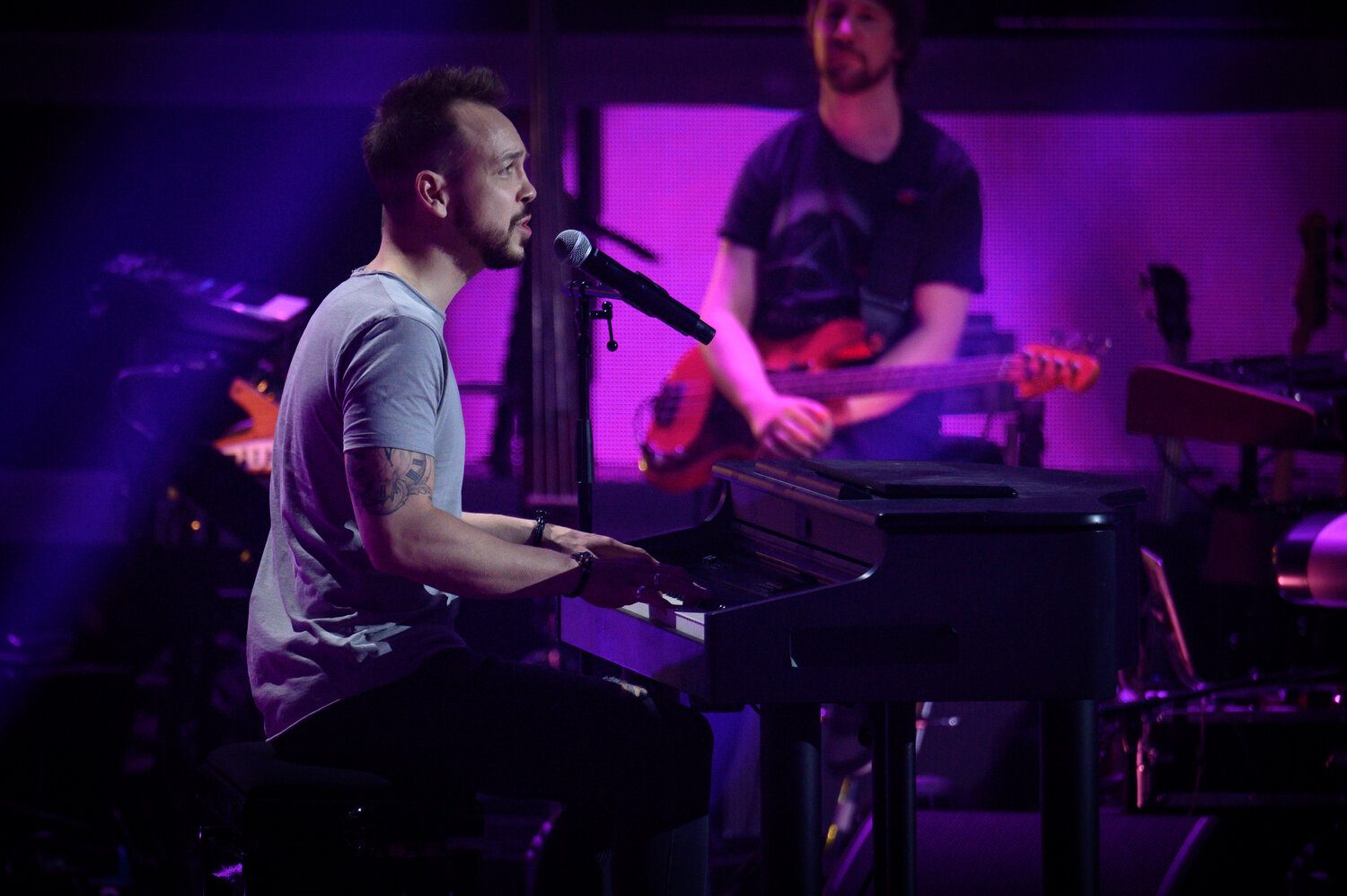Mazze Wiesner bei The Voice of Germany, alle vier Jurystühle gedreht